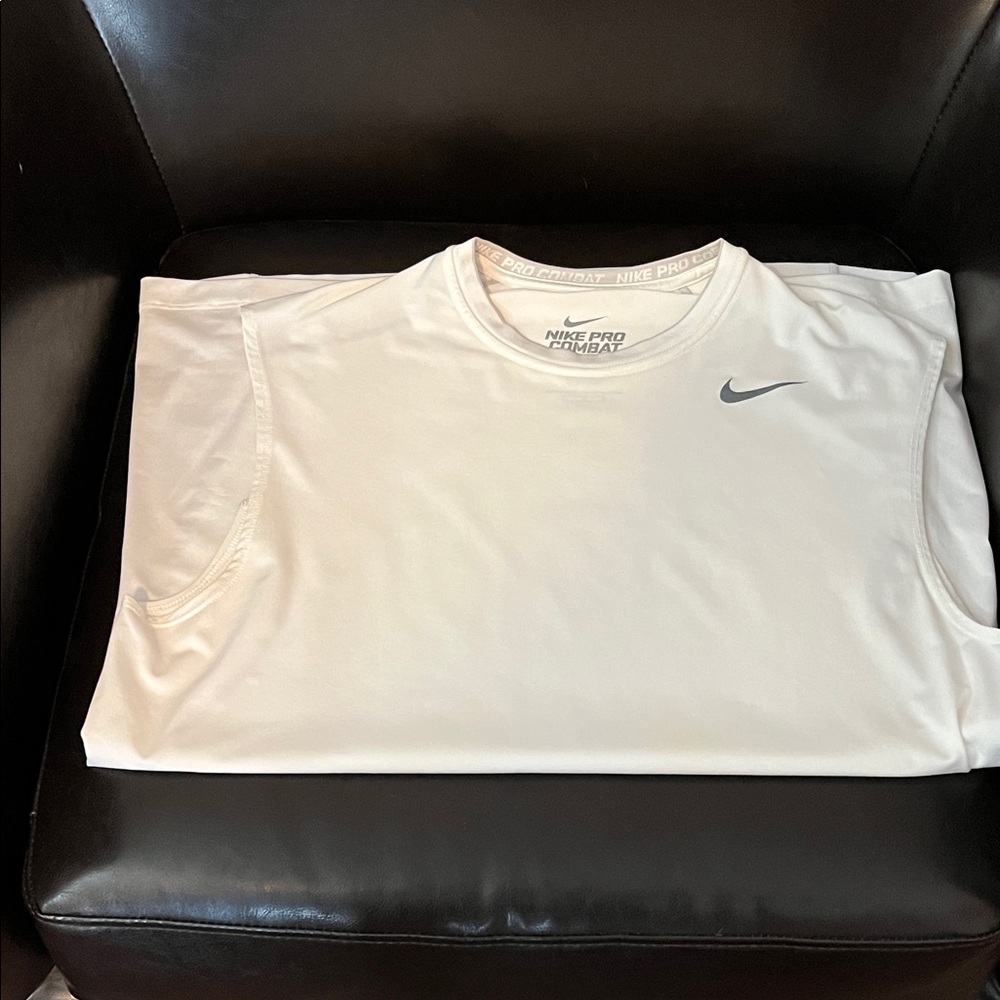 Nike Men's White Tank Top